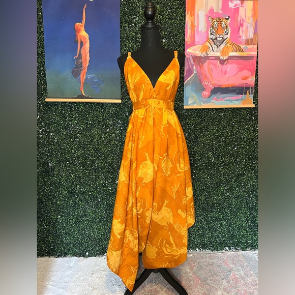 The Bohème Dream | Boho Silk Jumpsuit ONE SIZE FITS MOST - Picture 3 of 16